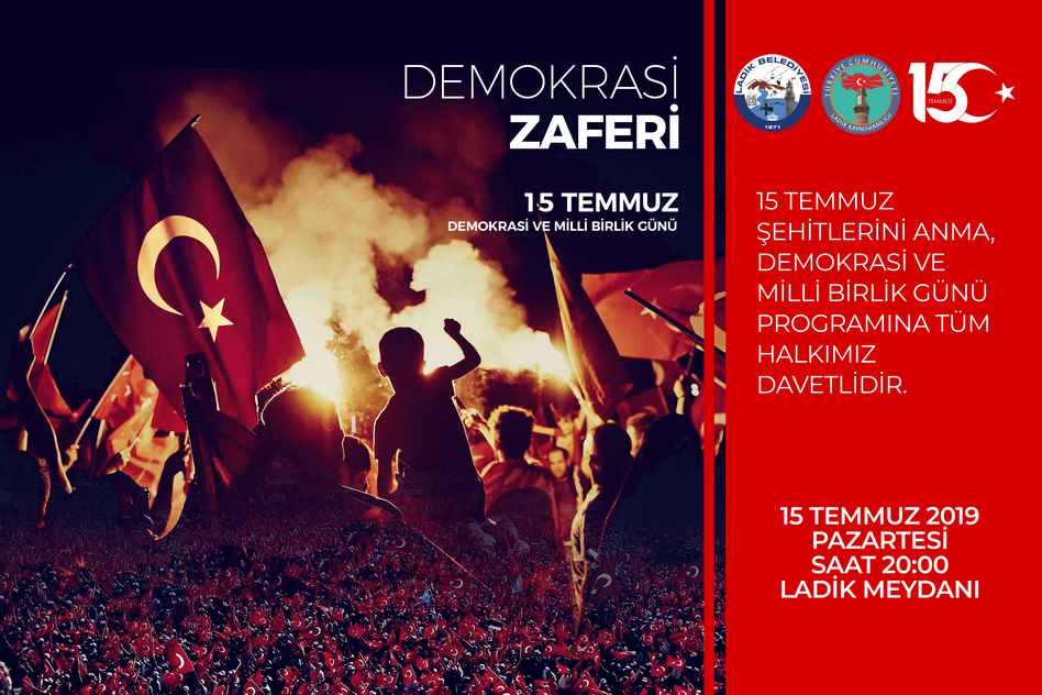 15 Temmuz Şehitlerini Anma, Demokrasi Ve Milli Birlik Günü Programı