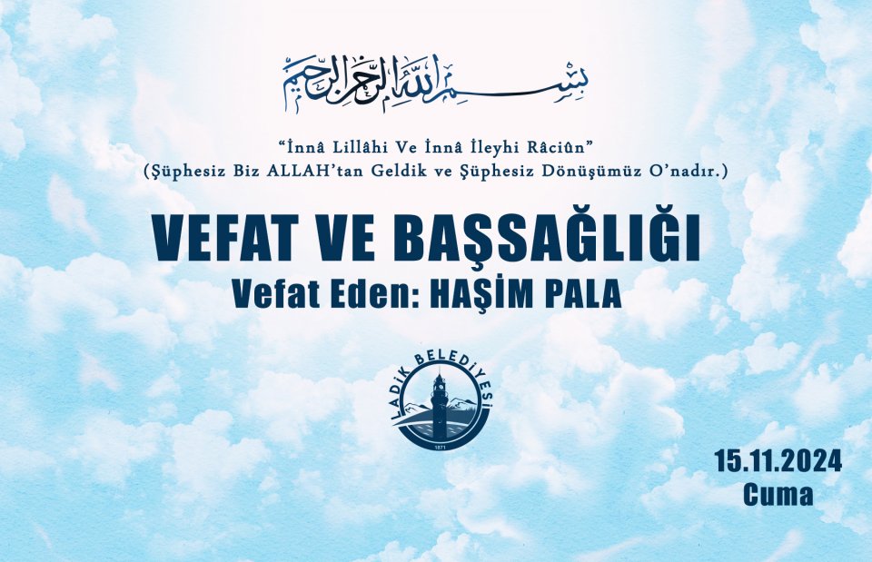 Vefat Eden: HAŞİM PALA