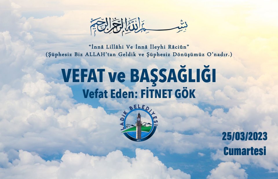 Vefat Eden: Fitnet GÖK