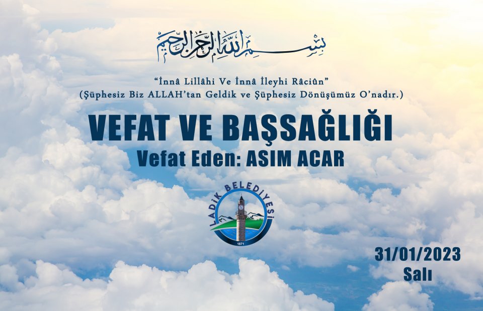 Vefat Eden: ASIM ACAR