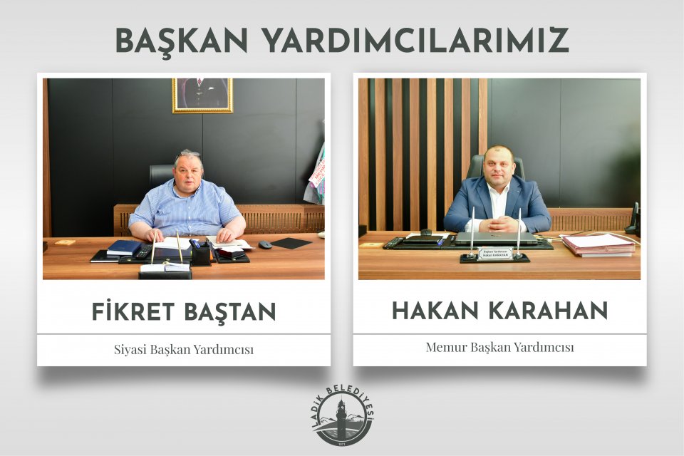 Belediye Başkan Yardımcılarımız Hizmetinizde