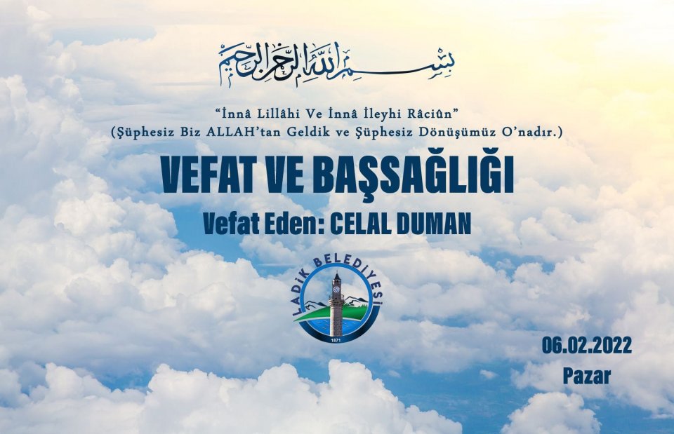 Vefat Eden: CELAL DUMAN