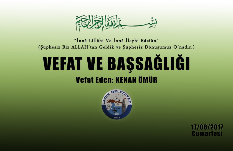 Vefat Eden: Kenan ÖMÜR