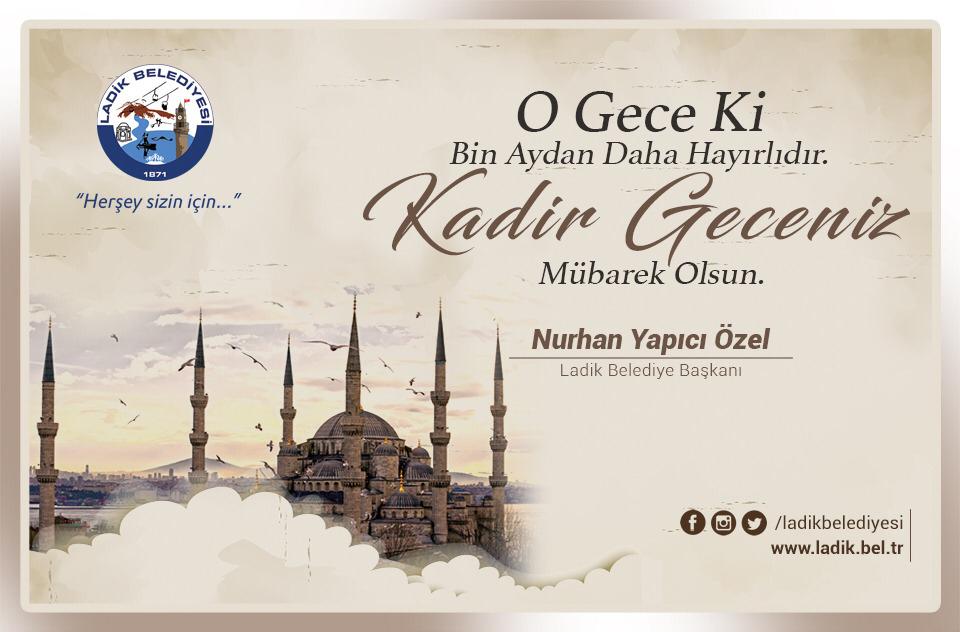 Başkan Özel’in Kadir Gecesi Mesajı