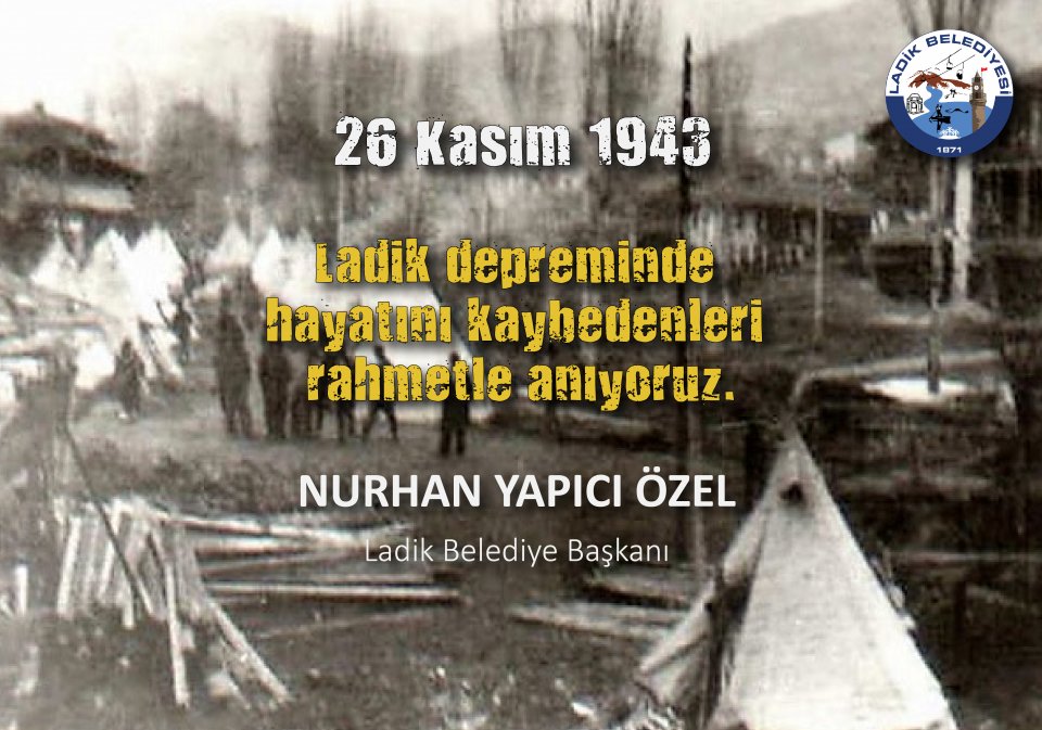 Başkan Özel’in Ladik Depreminin 77. Yıl Dönümü Mesajı 