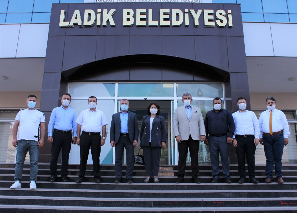 Özel, Başkanları Ladik’te Ağırladı