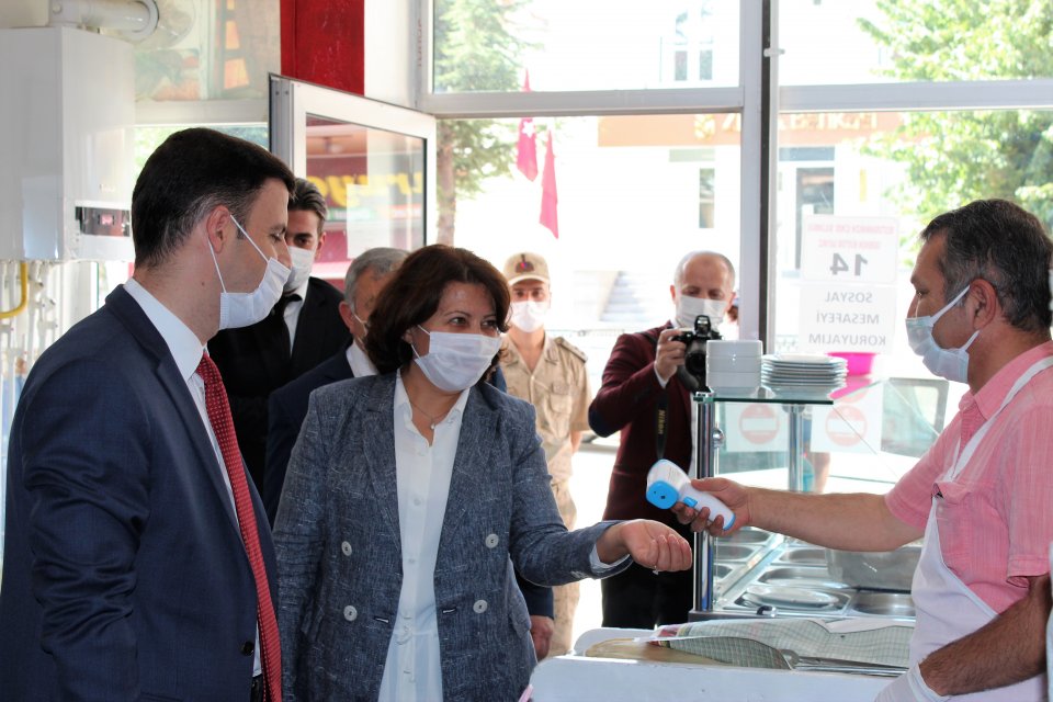 Başkan Özel ve Kaymakam Kaya Ladik’te Denetim Yaptı