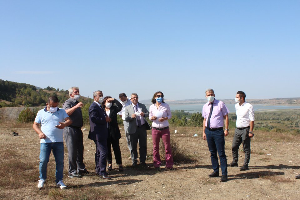 Başkan Özel, İl Tarım ve Orman Müdürü Sağlam İle Ladik Gölü'nde İncelemelerde Bulundular