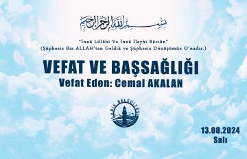 Vefat Eden: Cemal AKALAN