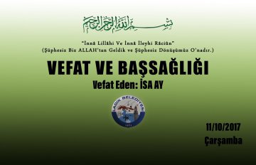 Vefat Eden: İsa AY