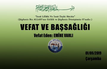 Vefat Eden: Emine VARLI