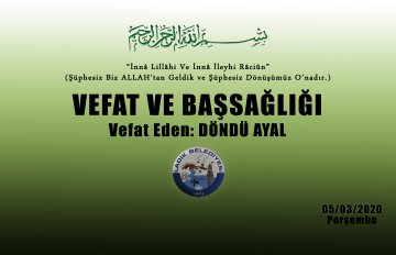 Vefat Eden: Döndü AYAL