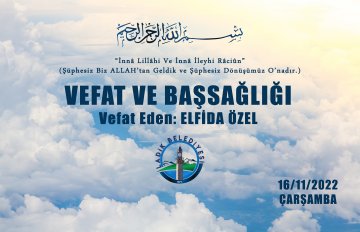 Vefat Eden : Elfida Özel