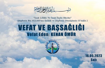 Vefat Eden: KENAN ÖMÜR