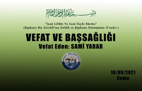 Vefat Eden: Sami YARAR