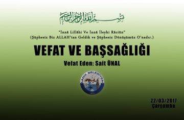 Vefat Eden: Sait ÜNAL